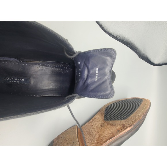 Cole Haan Men\'s Cambridge Chukka Black Leather boots‎ size 14 main image 4